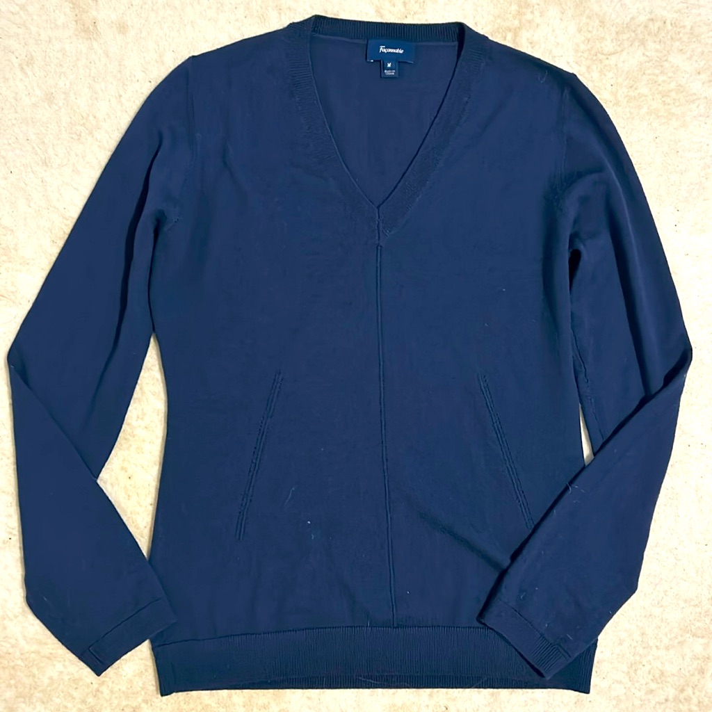 Faconnable V-Neck Sweater M